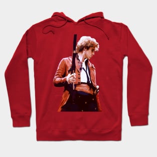 Painting of Enjolras standing with a gun Hoodie